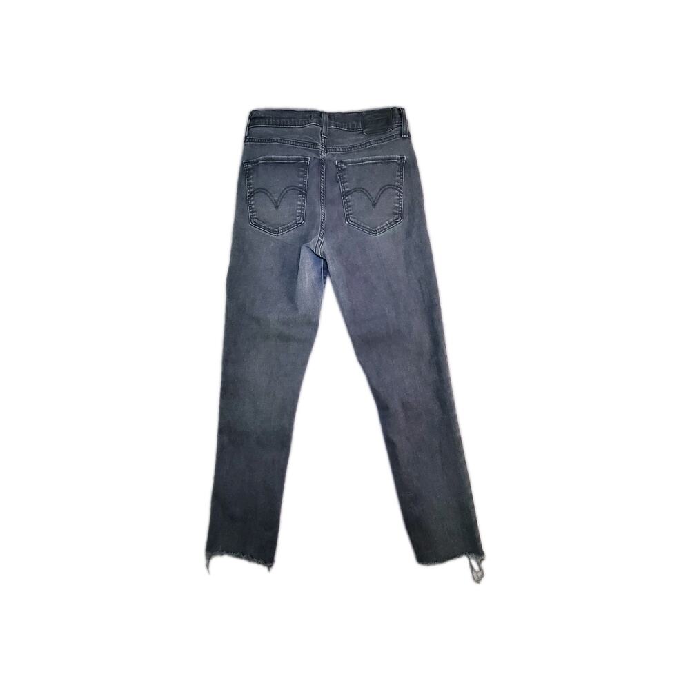 Levi's Jeans Womens Size 30 Black Denim Mile High Super Skinny High Rise Za1-17 - Picture 8 of 10